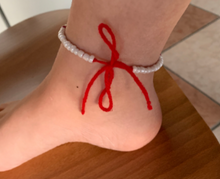 Load image into Gallery viewer, Love & Relationship Commitment Tie Intention Manifesting Anklet