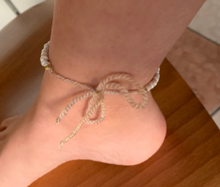 Load image into Gallery viewer, Wealth, Success &amp; Career Tie Intention Manifesting Anklet
