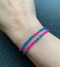 Load image into Gallery viewer, Divine Feminine & Divine Masculine Bracelet Set for Twin Flame Love & Union Manifesting Tie Intention Bracelets