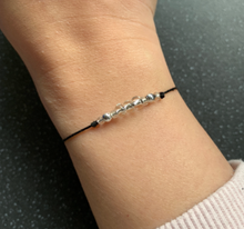 Load image into Gallery viewer, Girl Boss Intention Manifesting Tie Bracelet for Female Empowerment, Confidence, Success, Good Fortune & Goals