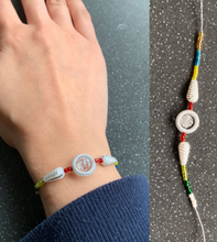 Load image into Gallery viewer, Break Spells Chakra Cleansing Intention Manifesting Tie Bracelet for Chakras Alignment, Powerful Spell Bracelet