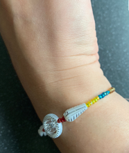 Load image into Gallery viewer, Break Spells Chakra Cleansing Intention Manifesting Tie Bracelet for Chakras Alignment, Powerful Spell Bracelet