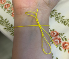 Load image into Gallery viewer, The Sun Happiness Intention Tie Manifesting Bracelet for Happiness, Positivity, Joy & Luck