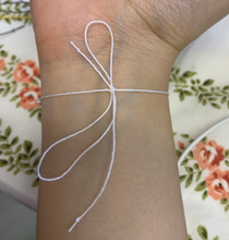 Load image into Gallery viewer, Rainbow Aura Intention Manifesting Tie Bracelet for Manifesting Physical Energy, Joy, Success, Flowing With Life