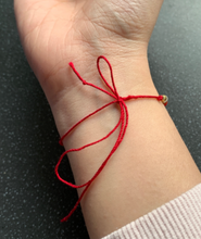 Load image into Gallery viewer, Fung Shei Intention Tie Manifesting Bracelet for Energy to Bring Harmony & Success