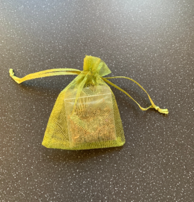 Manifest Love Intention Pouch Meditated Basil Herb to Manifest love, Relationships, Happiness & Protection