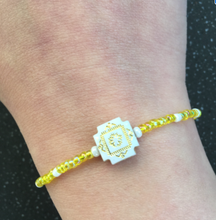 Load image into Gallery viewer, Gemini Zodiac Manifesting Tie Intention Bracelet for All Areas Love, Career, Finance, Health