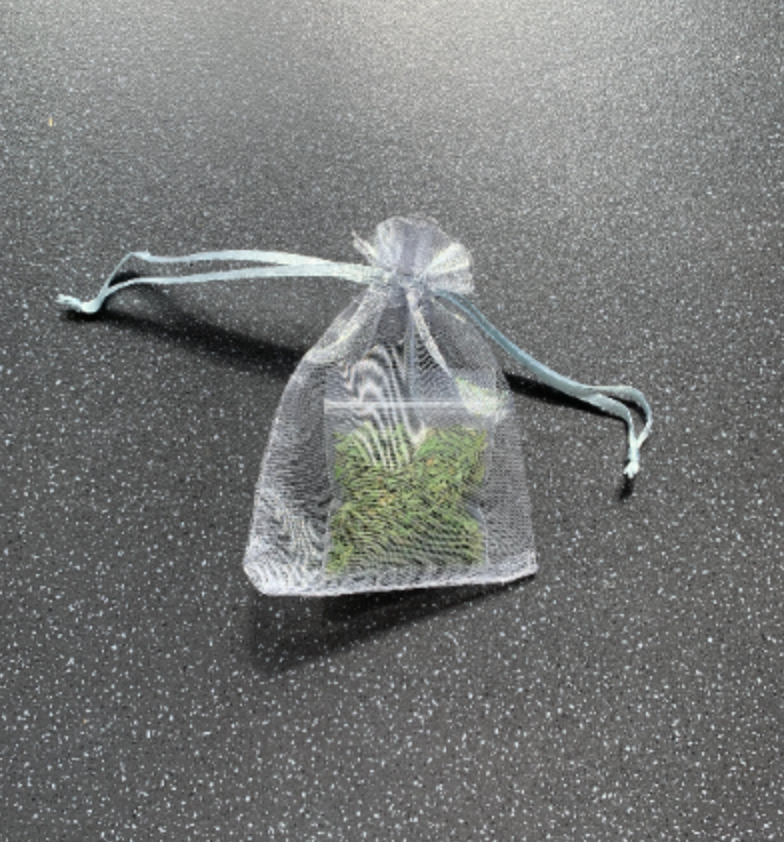 Health & Happiness Manifesting Intention Pouch with Parsley Herb to Bring Joy, Success & Good Health