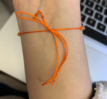 Load image into Gallery viewer, Spiritual Health Intention Tie Bracelet To Clear Blockages, Intuition, Strength, Growth & Progress