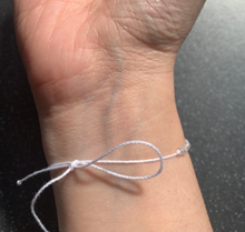 Load image into Gallery viewer, Clear Skin Intention Tie Bracelet To Boost Your Skin, Energy, Clear Complexion, Congestion, Acne & Glow Manifesting