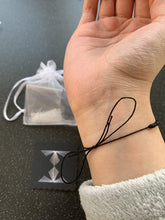 Load image into Gallery viewer, Black Magic Remover Manifesting BUNDLE Remove Curses, Spells & Hexes (Tie Bracelet, Pouch and Intention Card)