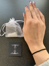 Load image into Gallery viewer, Black Magic Remover Manifesting BUNDLE Remove Curses, Spells & Hexes (Tie Bracelet, Pouch and Intention Card)