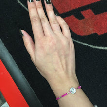 Load image into Gallery viewer, Make Them Think Of You 24/7 Spiritually Charged Fuschia Pink Intention Bracelet