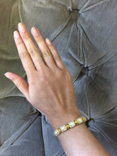 Load image into Gallery viewer, Good Luck Faux Pearl and Gold Intention Adjustable Bracelet for Luck, Happiness, Prosperity, Fortune, Good Outcomes