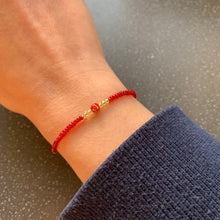 Load image into Gallery viewer, New Love Intention Tie Bracelet for New Relationship Red Prosperity for Finding New Love