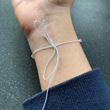 Load image into Gallery viewer, Self Esteem Intention Bracelet for Boosting Confidence, Self Love and Self Esteem Spiritually Charged Soft Thread Tie Orange Pink Bracelet