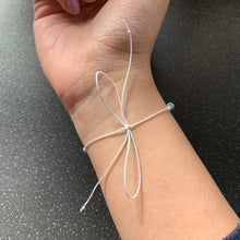 Load image into Gallery viewer, Air Intention Tie Bracelet for Bringing Communication, Creativity & Confidence In Life Blue