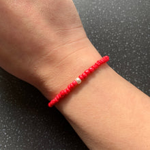 Load image into Gallery viewer, Om Shanti Intention Tie Bracelet for Bringing Consciousness and Peace To Life Om Aum Hinduism