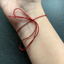 Load image into Gallery viewer, Warrior Intention Bracelet for Bringing Confidence, Strength to Any Situation and Overcoming Obstacles Spiritually Charged Soft Thread Tie