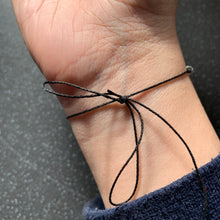 Load image into Gallery viewer, Shadow Work Intention Bracelet for Exploring Your Darkness to Bring More Light In Your Life, Discover Self Acceptance Soft Thread Bracelet