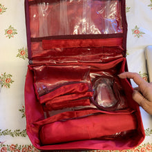 Load image into Gallery viewer, Red Jewellery Zip Up Organiser Perfect for Jewellery Storage Fabric Material Waterproof Packing Cube