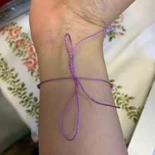 Load image into Gallery viewer, Inspiration & Creativity Intention Tie Bracelet for Boosting Ideas and flow Adjustable Size