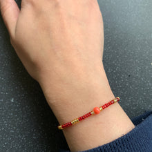 Load image into Gallery viewer, Mercury Retrograde Protection Spiritually Charged Intention Bracelet for Help and Balance During Mercury RX Adjustable Tie To Any Size