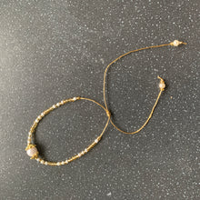 Load image into Gallery viewer, Success Pearl and Gold Bracelet for Accomplishment, Achievement, Luck and Success Intention Bracelet Spiritually Charged Adjustable