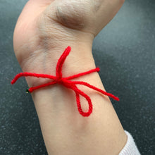 Load image into Gallery viewer, I am Love Intention Tie Bracelet for Self Love, Strength, Affirmation, Courage, Heart Chakra