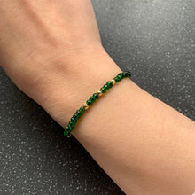 Load image into Gallery viewer, I am Love Intention Tie Bracelet for Self Love, Strength, Affirmation, Courage, Heart Chakra