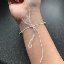 Load image into Gallery viewer, Hakuna Mata No Worries Intention Tie Bracelet for Not Having Worries, Detachment, Letting Go, Positive Vibes