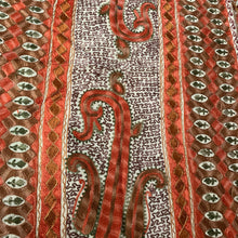 Load image into Gallery viewer, Law of Attraction Hand Embroidered Floral Pashmina Shawl Scarf White Cream Orange Sparkly Design Flower Embroidery Design Warm Soft 100% Cashmere Blend Fabric