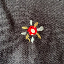 Load image into Gallery viewer, Success Hand Embroidered Floral Mirror Work Oswal Woollen Shawl Scarf Black and White Design Embroidery Warm Soft 100% Wool Border Fabric