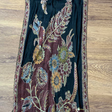 Load image into Gallery viewer, Law of attraction Pashmina Paisley Pattern Small Reversible Wear Both Ways Shawl Scarf Black, Red, Orange, Green, Blue Warm Soft 100% Cashmere Blend Fabric