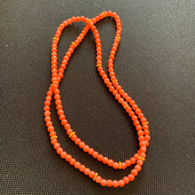 Load image into Gallery viewer, Law Of Attraction Over The Head Beaded Orange and Gold for Manifesting Success and Joy Faux Pearl Fashion Statement Intention Jewellery