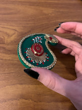 Load image into Gallery viewer, Manifest Love, Money and Peace Hand painted Crafted Manifestation Piece hand made embellished 9 x 6cm Piece Keep Around You To Work