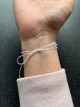Load image into Gallery viewer, Narcissistic Abuse Healing Intention Tie Bracelet Soft Tie for Narcissism Healing, Relationships, Overt Covert Grandiose Malignant Narcissist