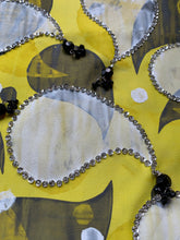 Load image into Gallery viewer, Manifest Love & Happiness Energy Cloth Screen Print Embellished Divination Fabric Spirituality Alter Law of Attraction 27.5 x 28cm