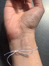 Load image into Gallery viewer, Chakra Boosting Intention Tie Bracelet for Feeling More Aligned Crown, Third Eye, Throat, Heart, Solar Plexus, Sacral and Root Chakras