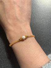 Load image into Gallery viewer, Jupiter Planet Intention Tie Bracelet for Success, Wealth, Prosperity, Law of attraction, emotional Balance