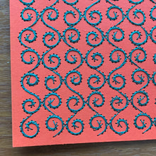 Load image into Gallery viewer, Manifest Growth & Detachment Healing Energy Artwork Hand Embroidery Divination Fabric Spirituality for Alter Law of Attraction