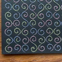 Load image into Gallery viewer, Manifest Protection Sparkly Pastel Hand Embroidery Art Law of Attraction to keep around you