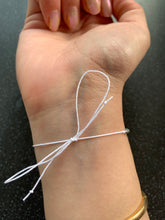 Load image into Gallery viewer, Consistency From Your person, Communication, Emotionally Available & Understanding Green Shell Intention Manifesting Tie Bracelet