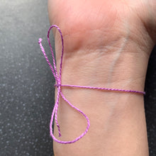 Load image into Gallery viewer, They Break No Contact Manifesting Tie Intention Bracelet