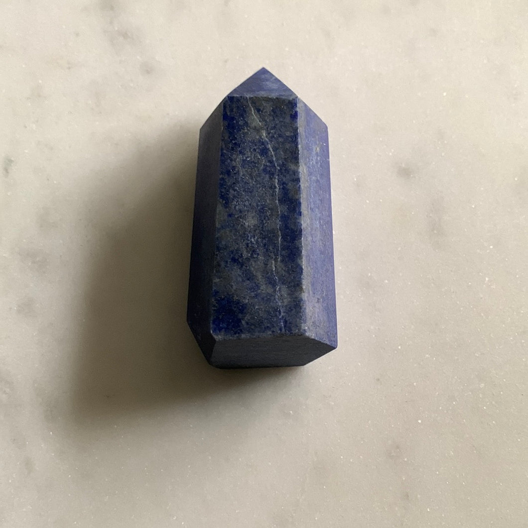 Confidence, Trust, Faith Lapis Lazuli Crystal Wand for Confidence 62g