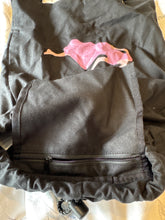 Load image into Gallery viewer, Manifest TRUE LOVE, LONGTERM COMMITMENT, MARRIAGE Moonlight Guidance Cotton Backpack bag with inside zip pocket and toggle closure
