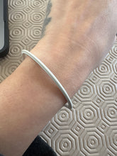 Load image into Gallery viewer, Soulmate Intention bangle 5.8cm diameter for Marriage, True Love &amp; longterm Happiness matte white
