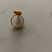 Load image into Gallery viewer, Protection &amp; Chakra Healing White Orange Gold Intention Ring
