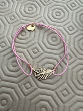 Load image into Gallery viewer, Wealth &amp; good Health, healing pink Intention elastic bracelet

