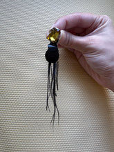 Load image into Gallery viewer, Abundance Feather Pin Brooch for Manifesting money, detachment, love and all your wishes
